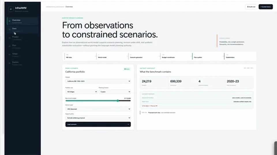 InfraAWMの発表画面